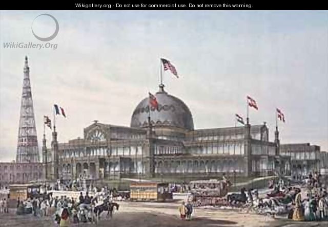 New York Crystal Palace built for World Fair in 1853 - Sydney Currie
