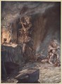 The forging of Nothung, illustration from Siegfried and the Twilight of the Gods, 1924 - Arthur Rackham