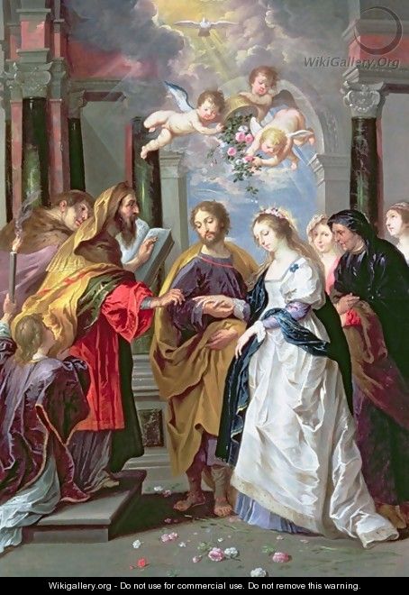 The Marriage of the Virgin - Erasmus II Quellin (Quellinus)