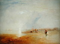 Whitstable Sands with Women Shrimping, 1847 - James Baker Pyne