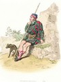 Highland Shepherd, from Costume of Great Britain published by William Miller, 1805 - William Henry Pyne