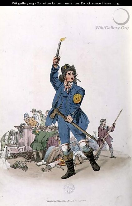 The Fireman, from Costume of Great Britain, 1805 - William Henry Pyne