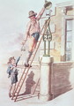 The Lamplighter from Costume of Great Britain, 1805 - William Henry Pyne