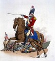 General Officer on Horseback, from Costume of Great Britain, published by William Miller, 1805 - William Henry Pyne