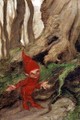 A Gnome by Tree Roots, 1928 - Arthur Rackham