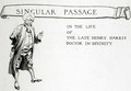 A Singular Passage in the Life of the Late Henry Harris, Doctor in Divinity, chapter heading from The Ingoldsby Legends or Mirth and Marvels, by Thomas Ingoldsby, published 1848 - Arthur Rackham