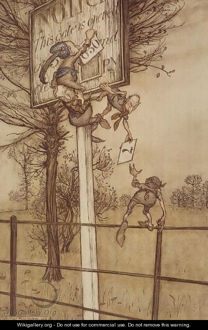 The Goblins from Peter Pan in Kensington Gardens by J.M. Barrie, 1906 - Arthur Rackham