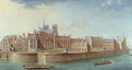 View of the Ile de la Cite from Ile St. Louis, Paris - Nicolas Raguenet