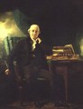 Portrait of Adam Rolland of Gask holding a quill - Sir Henry Raeburn