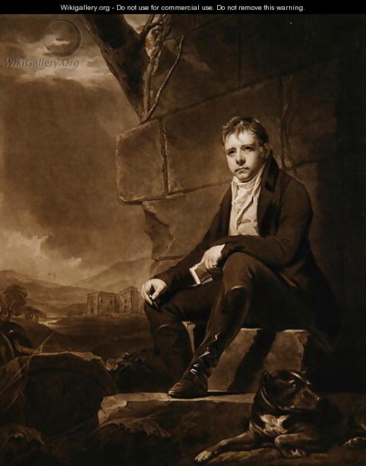 Sir Walter Scott, engraved by Charles Turner, 1810 - Sir Henry Raeburn