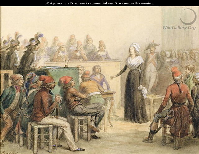 The Trial of Marie Antoinette, 1845 - Auguste Raffet