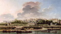 The Quay and Village of Passy in 1757 - Nicolas Raguenet