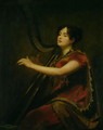 The Marchioness of Northampton, Playing a Harp, c.1820 - Sir Henry Raeburn