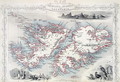 Falkland Islands and Patagonia, from a Series of World Maps published by John Tallis and Co., New York and London, 1850s - John Rapkin