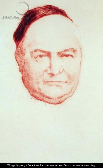 Portrait of Charles Augustin Sainte-Beuve 1804-69 - Armand Rassenfosse