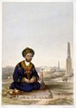 Hyder Khan, the Governor of Ghuznee, plate 19 from Scenery, Inhabitants and Costumes of Afghanistan, engraved by Walker, 1848 - (after) Rattray, James