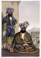 Gool Mahommed Kaun, King of the Ghilgies, plate 25 from Scenery, Inhabitants and Costumes of Afghanistan, engraved by W.L.Walker, 1848 - (after) Rattray, James
