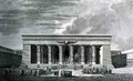The Restoration of a Large Egyptian Temple, engraved by Pierre Nicolas Ransonette 1745-1810 from Volume III of Voyage Pittoresque, published by Letronne, Paris, 1799 - Pierre Nicolas Ransonette