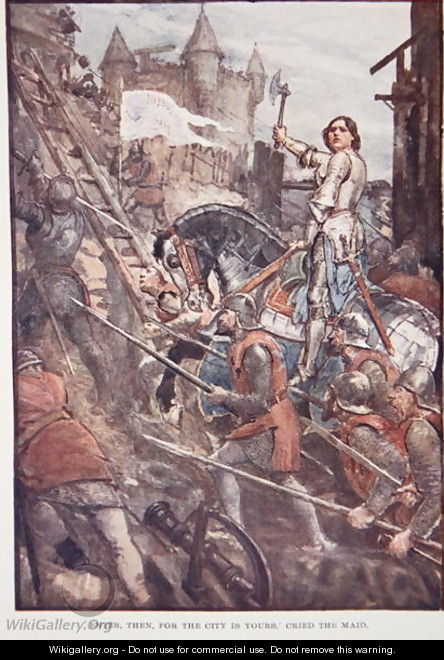 Enter, Then, For The City Is Yours, plate from The Story of France, by Mary MacGregor, 1920 - (after) Rainey, William