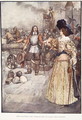 She Ordered the Commander to Load the Cannon, from The Story of France, by Mary MacGregor, 1920 - (after) Rainey, William