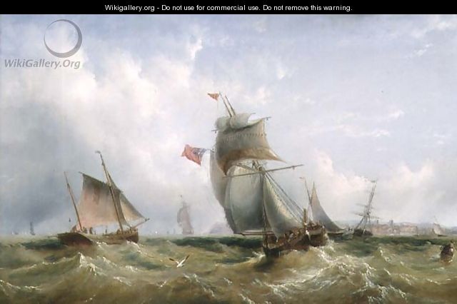 Shipping off the Coast - Henry Redmore