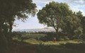 Landscape at Portici - Josef Rebell