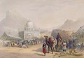 Temple of Ahmed Shauh, King of Afghanistan, Kandahar, plate 27 from Scenery, Inhabitants and Costumes of Afghanistan, engraved by Robert Carrick c.1829-1904 1848 - (after) Rattray, James