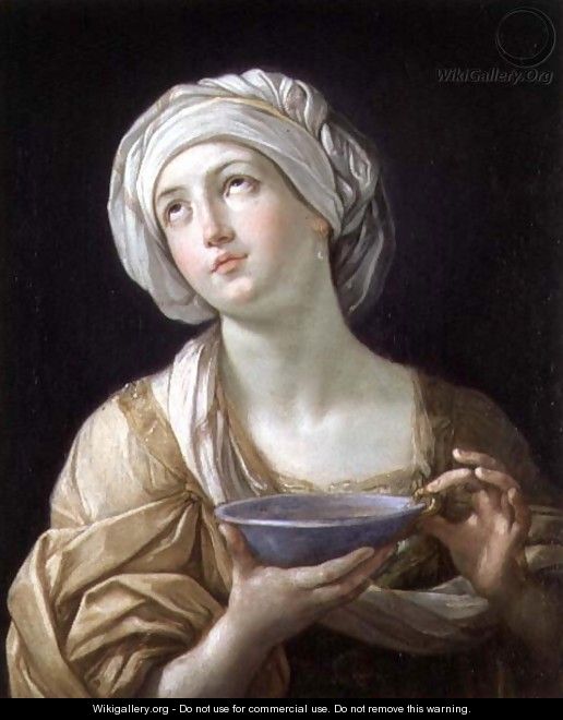 Lady with a Lapis Lazuli Bowl - Guido Reni