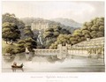 Beaudesert, Staffordshire, from Fragments on the Theory and Practice of Landscape Gardening, pub. 1816 - Humphry Repton
