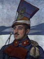 Portrait of Lieutenant Roman Machnicki 1889-1943 c.1915 - Jan Rembowski