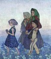 Procession of Polish Highland Children, c.1910 - Jan Rembowski