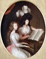 Lady Maria Tryphena Cockerell and Lady Charlotte Imhoff Making Music at a Harpsichord, c.1789 - Francesco Renaldi