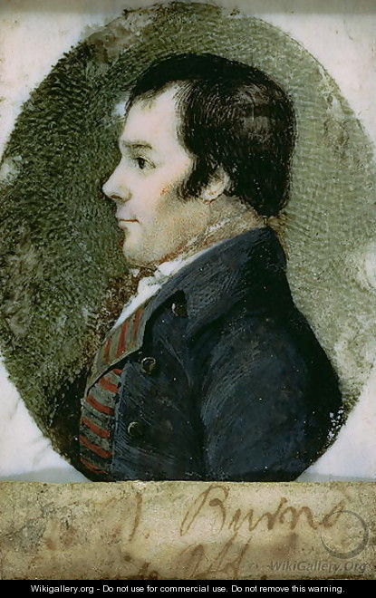 Portrait of Robert Burns 1759-96 1795-96 - Alexander Reid