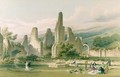 Sawley Abbey, from The Monastic Ruins of Yorkshire, engraved by George Hawkins 1819-52, 1842 - William Richardson