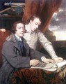 Portrait of James Paine 1717-89 architect, and his son James, 1764 - Sir Joshua Reynolds
