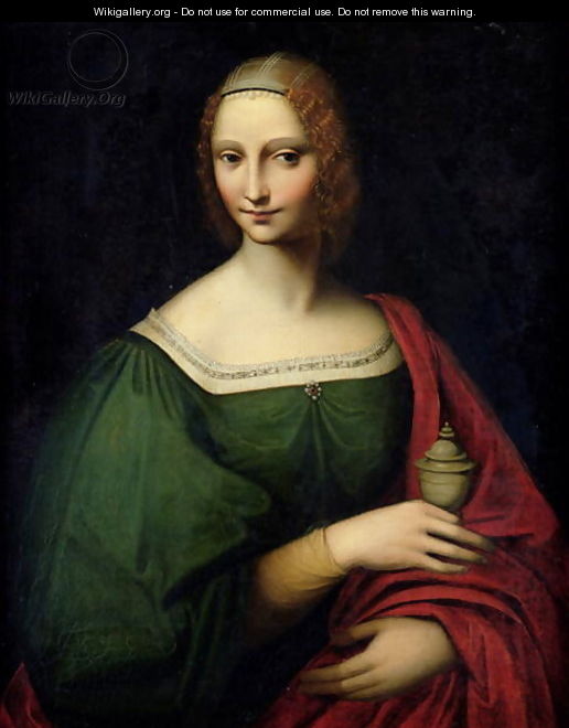 Portrait of a Lady as the Magdalen - Gianpietrino Ricci or Pedrini