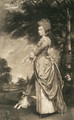 Portrait of Emily Mary, Countess of Salisbury 1750-1835, engraved by Valentine Green 1739-1813, 1781 - Sir Joshua Reynolds