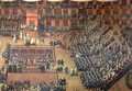 Auto de Fe in the Plaza Mayor, Madrid, 30 June 1680 - Francisco Rizi