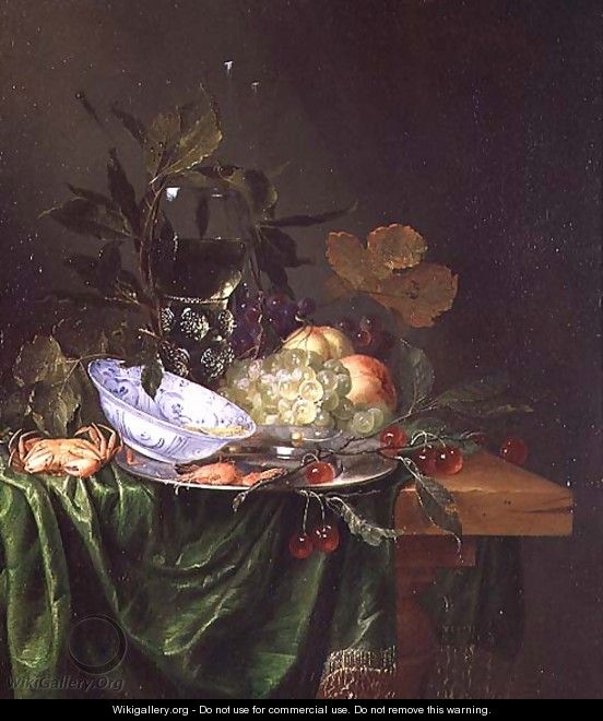 Still Life with a Roemer, 1653 - Pieter de Ring