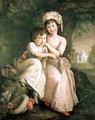 Portrait of Stephen Peter and Mary Anne Rigaud as Children 2 - John Francis Rigaud