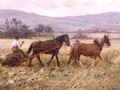 The Harvesting Team - Ernest Higgins Rigg