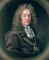 Portrait of Elias Ashmole 1617-92 English antiquary, 1689 - John Riley