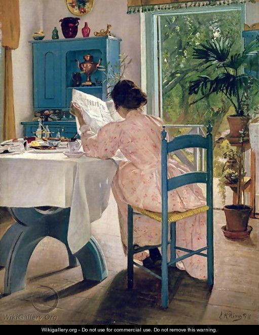 At Breakfast, 1898 - Lauritz Andersen Ring