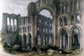 Rievaulx Abbey, the Transept and Choir, from The Monastic Ruins of Yorkshire, engraved by George Hawkins 1819-52, 1843 - William Richardson