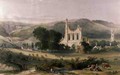 Byland Abbey from the South West, from The Monastic Ruins of Yorkshire, engraved by George Hawkins 1819-52, 1842 - William Richardson