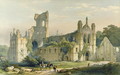 Kirkstall Abbey from the North West, from The Monastic Ruins of Yorkshire, engraved by George Hawkins 1819-52, 1843 - William Richardson