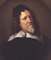 Portrait of Inigo Jones wearing a black tunic and cap - (after) Richardson. Jonathan
