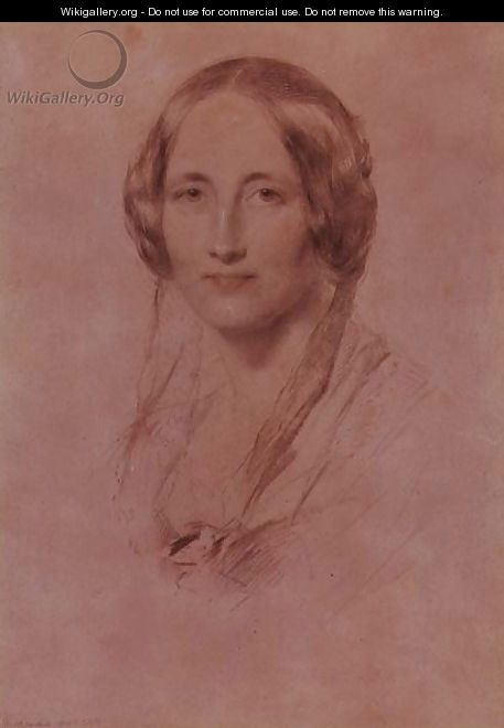Elizabeth Cleghorn Gaskell 1810-65 2 - George Richmond
