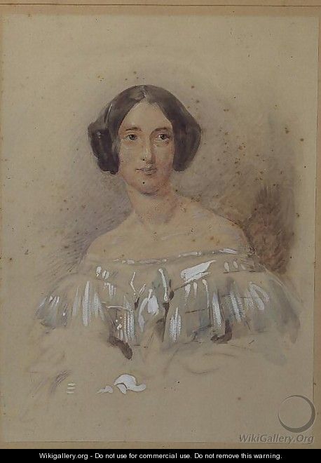 Portrait of Fanny Frances Cartwright - George Richmond