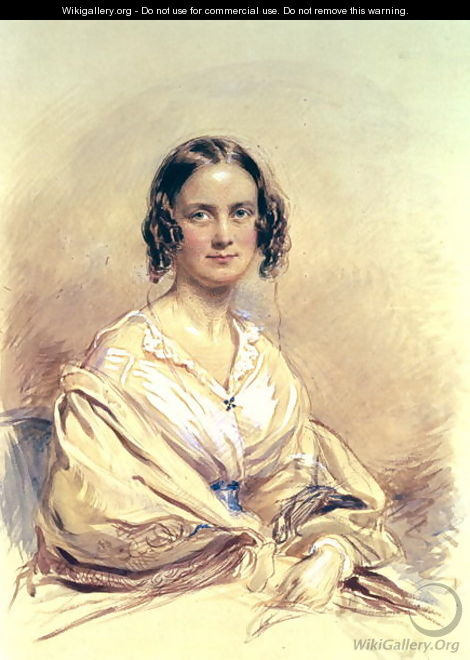 Lady Darwin when young - George Richmond